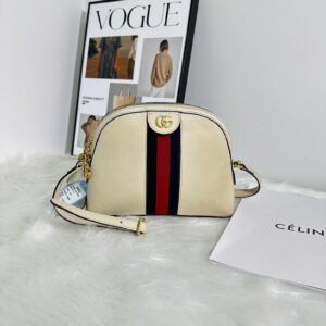 Gucci Ophidia Cream Shoulder Bag - Preloved, Vintage Designer Handbag | AlmaBagz