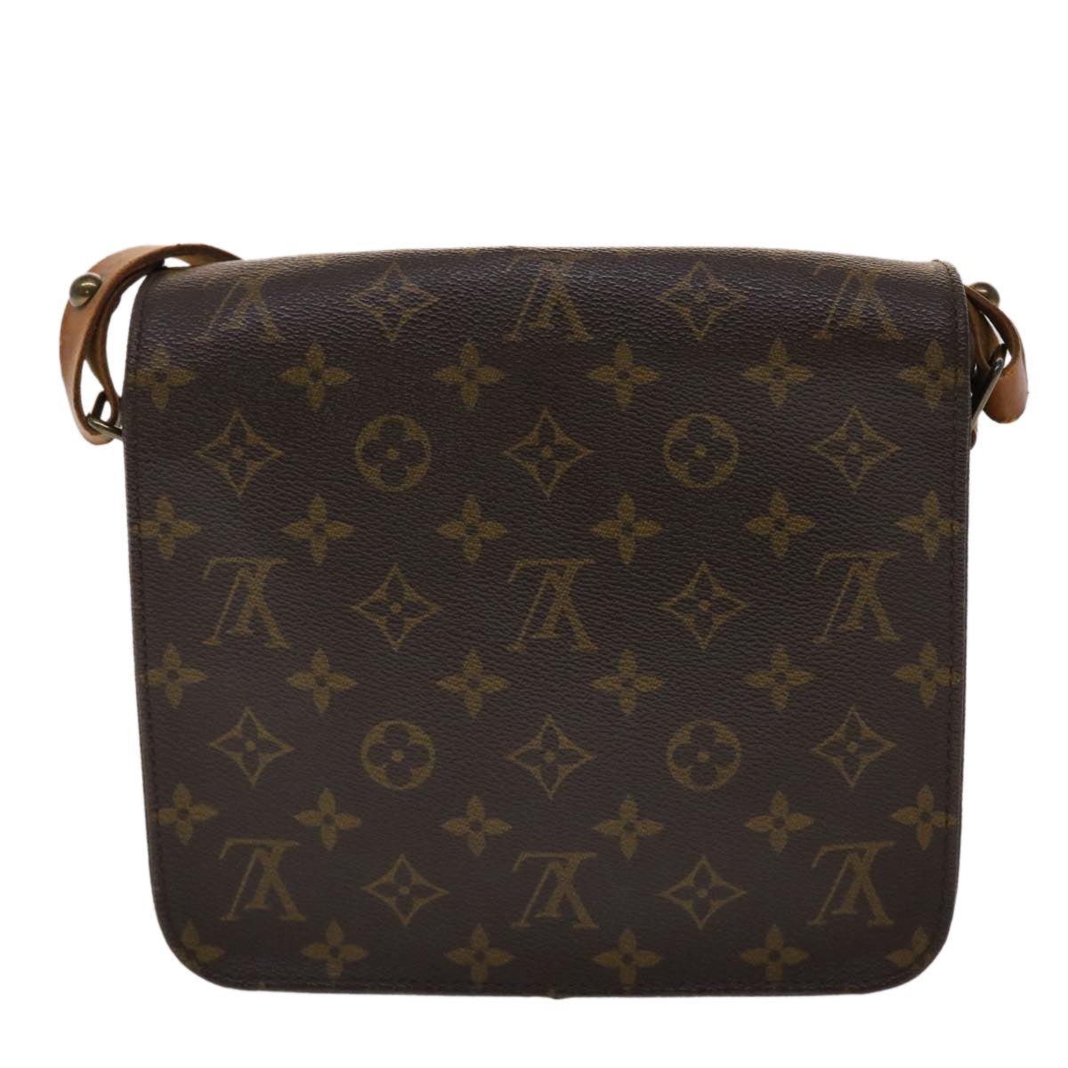 LOUIS VUITTON Monogram Cartouchiere MM Shoulder Bag M51253 LV rd5582 | AlmaBagz