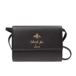 Gucci Cellarius "Blind for Love" Crossbody in Nero | AlmaBagz