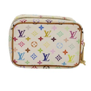 LOUIS VUITTON Monogram Multicolor Trousse Wapity Pouch White M58033 Auth rh244 | AlmaBagz