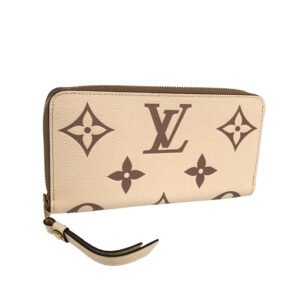 LOUIS VUITTON Bicolor Monogram Emplant Zippy Wallet purse Zip Around | AlmaBagz