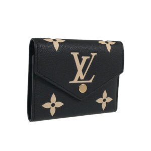 LOUIS VUITTON Monogram Empreinte Portefeiulle Victorine By color Tri-fold wallet | AlmaBagz