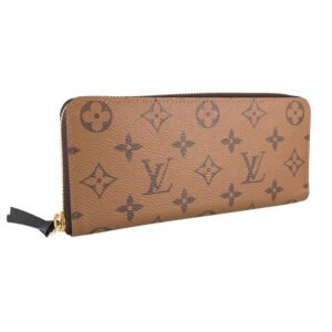 LOUIS VUITTON Monogram Reverse Portefeuille Clemence M82336 Long wallet Round zipper | AlmaBagz