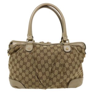 GUCCI GG Canvas Shoulder Bag Beige 247902  ro787 | AlmaBagz