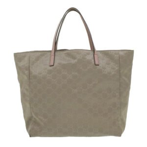 Gucci GG Canvas Boston Bag Gray Pink 282439  ro917 | AlmaBagz