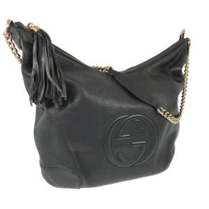 GUCCI Soho Interlocking G Fringe Tassel Chain Shoulder Bag | AlmaBagz