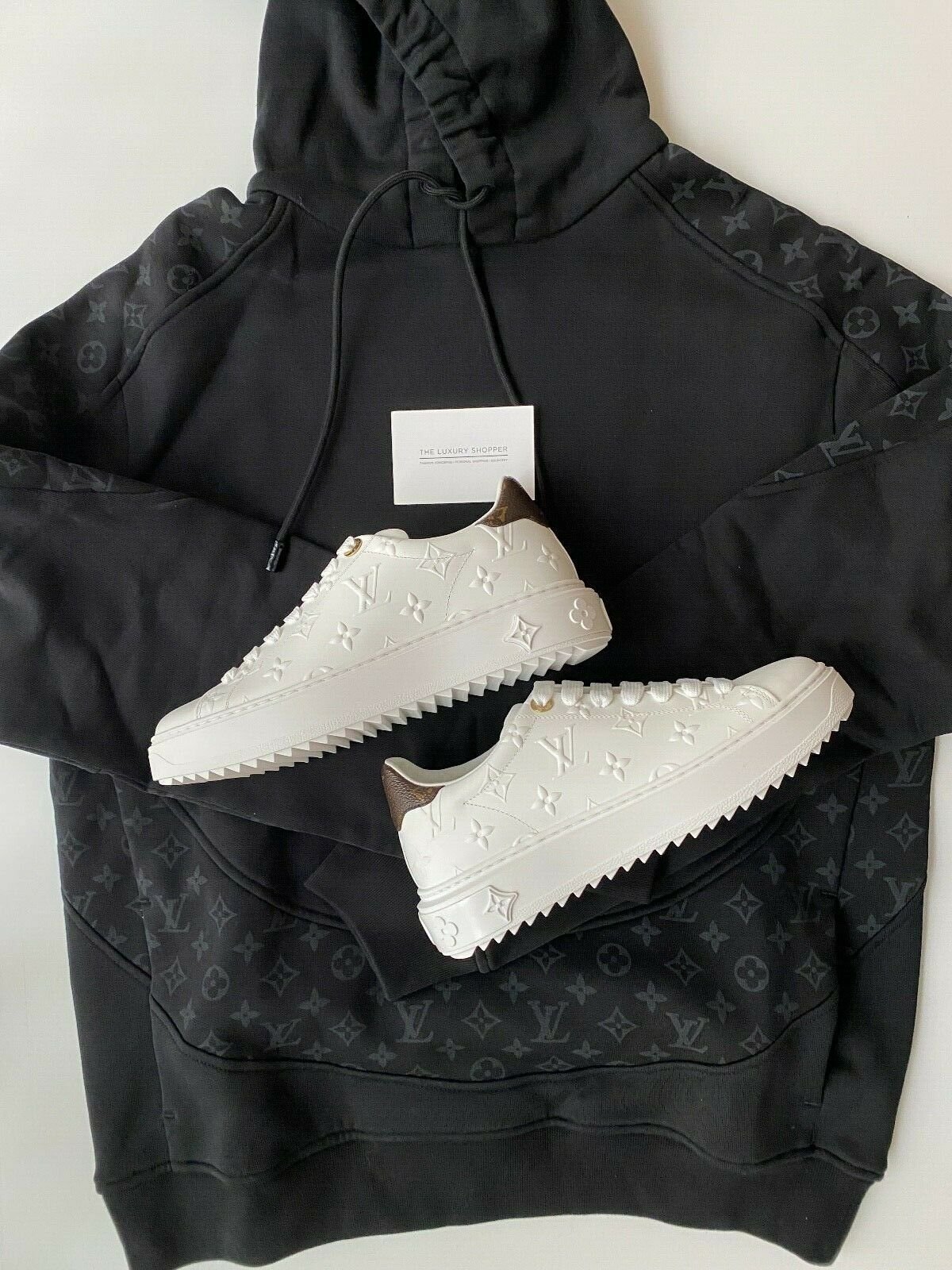 Louis Vuitton Monogram Circle Cut Hoodie Black | AlmaBagz