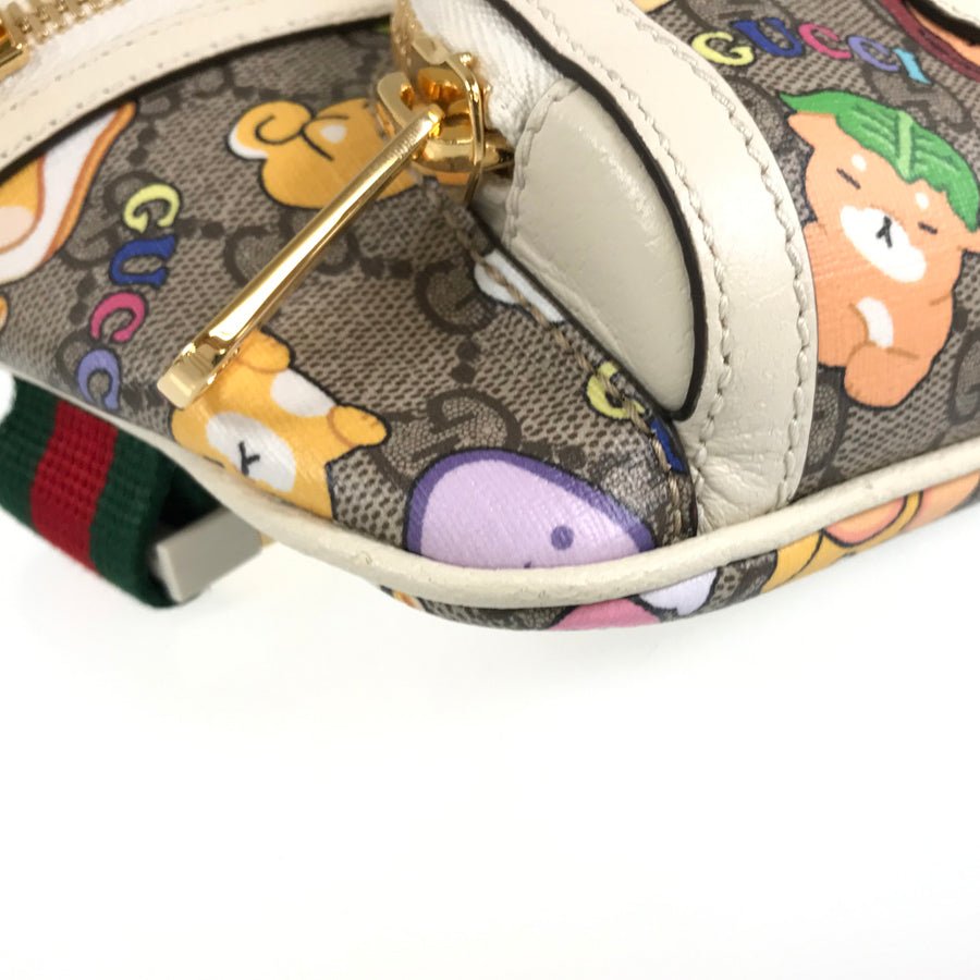 GUCCI Angela Nguyen Pikarar GG Supreme Animal Print Belt Bag Waist pouch | AlmaBagz - Image 4