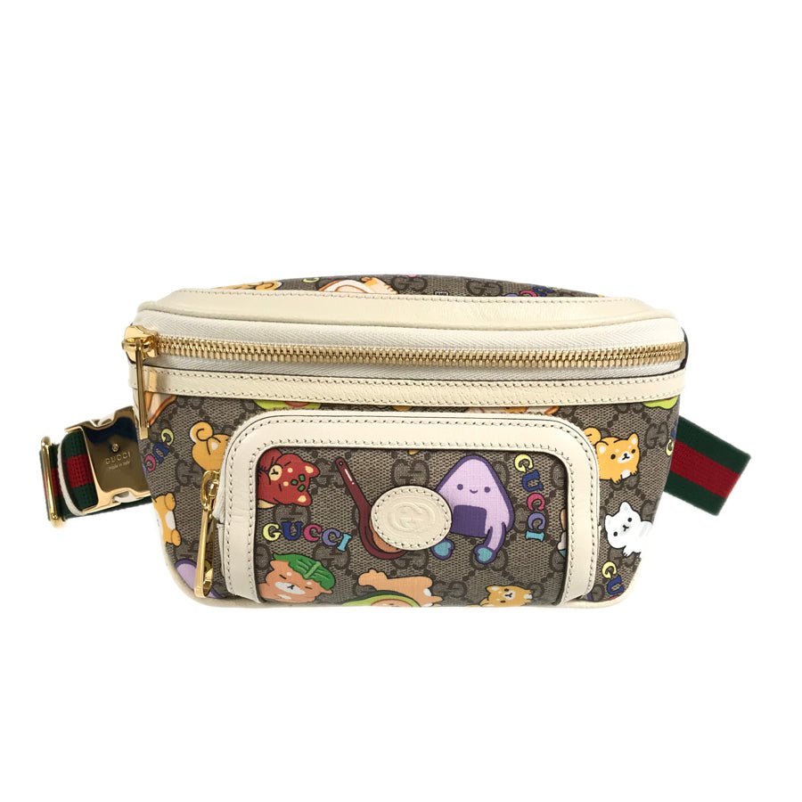 GUCCI Angela Nguyen Pikarar GG Supreme Animal Print Belt Bag Waist pouch | AlmaBagz - Image 18