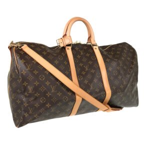 LOUIS VUITTON Monogram keepall Bandolier 55 M41414 Boston bag | AlmaBagz