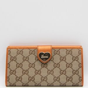 Guccissima Beige Marrone-Arancio Canva Cuore | AlmaBagz