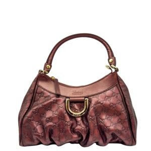 Guccissima D Burgundy Leather | AlmaBagz
