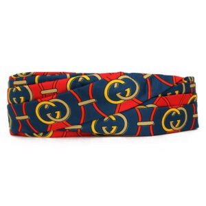 Gucci Silk GG Giwy Headband in Red | AlmaBagz