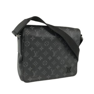 LOUIS VUITTON Monogram Eclipse District PM NM Messenger Shoulder Bag | AlmaBagz