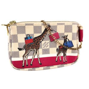 LOUIS VUITTON Damier Azur Mini Pochette Accessoires N62200 Pouch | AlmaBagz
