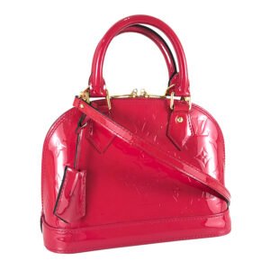 LOUIS VUITTON Monogram Vernis Alma BB M91771 Hand bag | AlmaBagz
