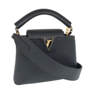 LOUIS VUITTON Capucines MINI in Taurillon Clemence leather Handbag | AlmaBagz