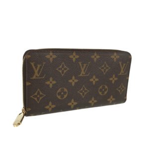 LOUIS VUITTON Monogram zippy wallet purse Zip Around | AlmaBagz