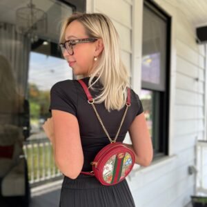 Gucci GG Supreme Flora Mini Ophidia Backpack Red | AlmaBagz