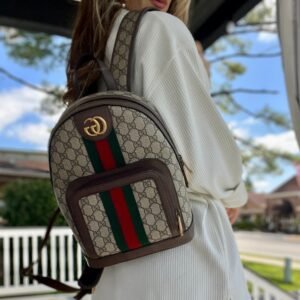 Gucci GG Supreme Ophidia Backpack - Small | AlmaBagz