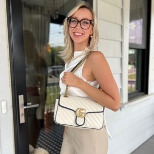 Gucci Small GG Torchon Marmont Crossbody Bag | AlmaBagz