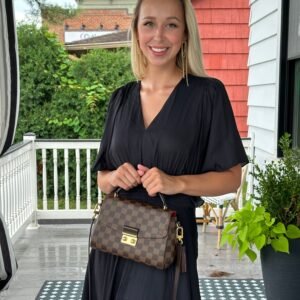 Louis Vuitton Damier Ebene Croisette Top Handle | AlmaBagz