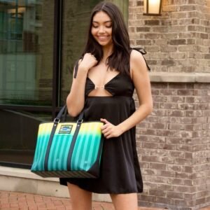 Louis Vuitton Damier Stripe Day Break Weekend Tote | AlmaBagz