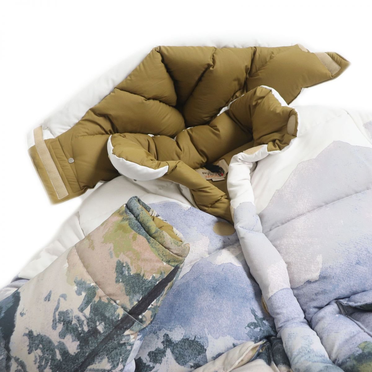 GUCCI Down jacket 100% nylon<br> Filling: Down 80%, Feather 20%<br> Applique: 100% polyester<br> multicolor mens Used | AlmaBagz