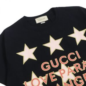 GUCCI Cut cotton 100% black | AlmaBagz