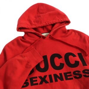 GUCCI Hoodie Main: 100% cotton Red mens XS Used | AlmaBagz