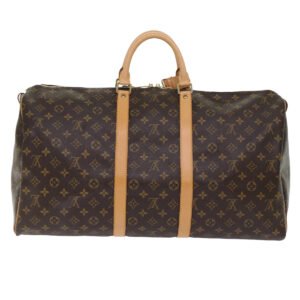 LOUIS VUITTON Monogram Keepall 55 Boston Bag M41424 LV Auth tb819 | AlmaBagz