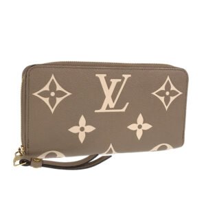 LOUIS VUITTON Bicolor Monogram Emplant Zippy Wallet M69794 Long wallet Round zipper | AlmaBagz