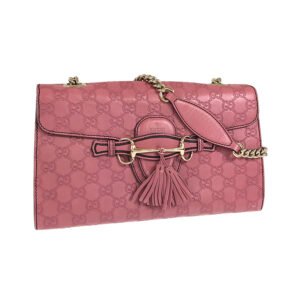 GUCCI Shima Emily Chain one belt tassel fringe Shoulder Bag | AlmaBagz