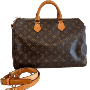 Louis Vuitton Speedy 35 Bandouliere, Monogram Canvas | AlmaBagz