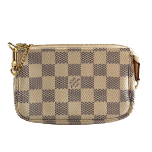 Louis Vuitton Mini Pochette Accessories Damier Azur | AlmaBagz
