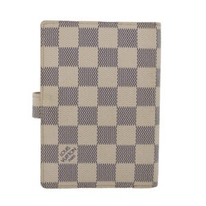 LOUIS VUITTON Damier Azur Agenda PM Day Planner Cover R20706 LV  th3695 | AlmaBagz