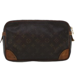 LOUIS VUITTON Monogram Compiegne 28 Clutch Bag M51845 LV  th3706 | AlmaBagz