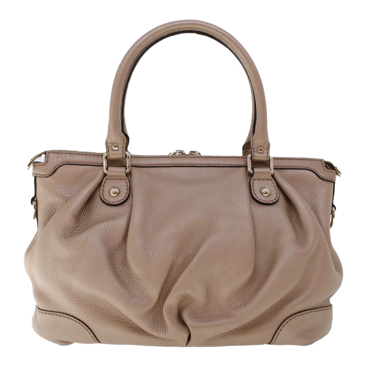 GUCCI Hand Bag Leather 2way Pink 247902 th3878 | AlmaBagz