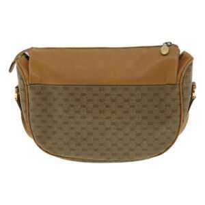 GUCCI Micro GG Canvas Shoulder Bag Brown 001580918  rd2931 | AlmaBagz