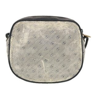 GUCCI Shoulder Bag PVC Leather Navy Gray Red  ti1146 | AlmaBagz