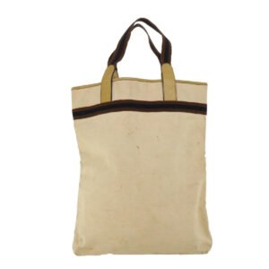 GUCCI Tote Bag Canvas Beige Brown Navy  ti772 | AlmaBagz