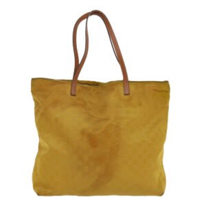 GUCCI GG Canvas Tote Bag Gold 295252  ti823 | AlmaBagz