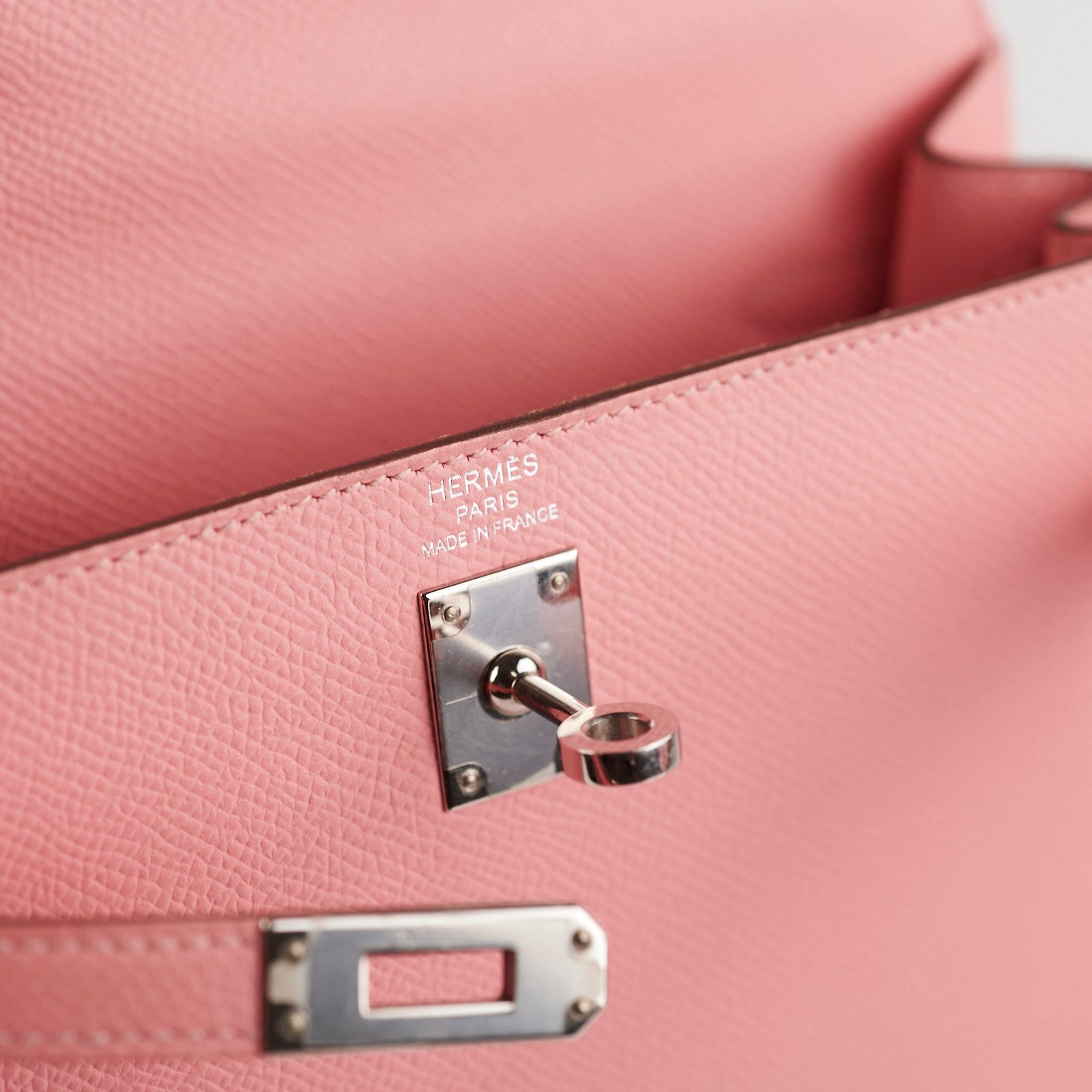 Hermes Kelly 25 Sellier Epsom Rose Confetti - Y Stamp | AlmaBagz - Image 15