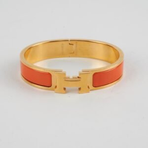 Hermes H Clic Clac Bracelet Orange | AlmaBagz