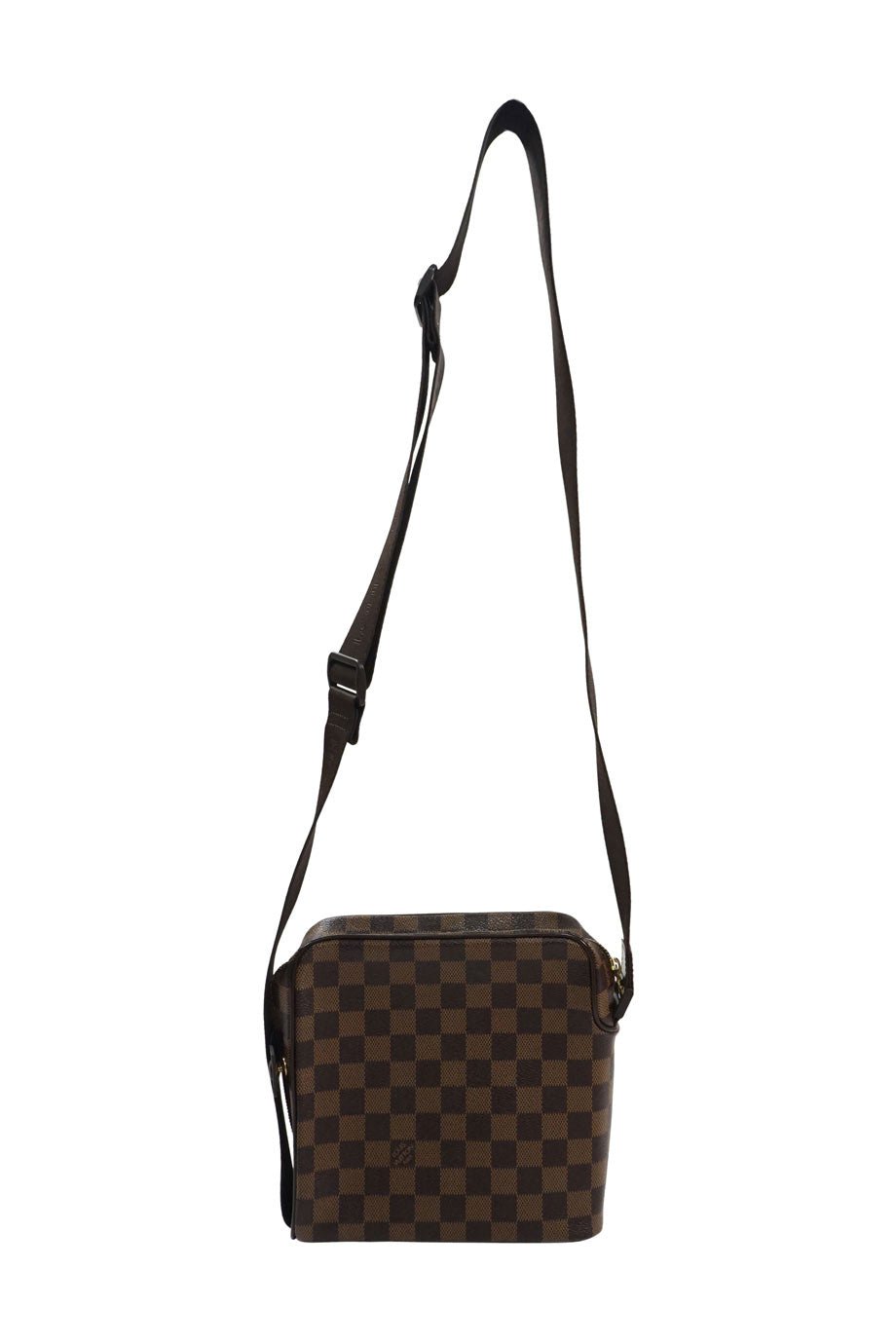 LOUIS VUITTON Damier Ebene Canvas Olav PM Messenger Bag | AlmaBagz