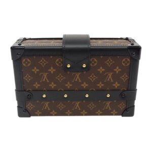 LOUIS VUITTON Brown Monogram Canvas Petite Malle Shoulder Bag | AlmaBagz