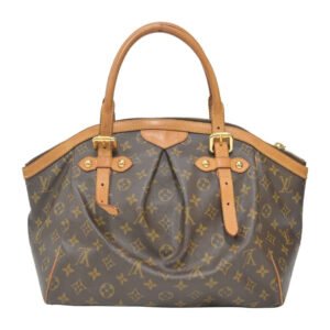 LOUIS VUITTON Brown monogram canvas and leather Tivoli bag | AlmaBagz