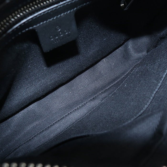 GUCCI 474293 K9RRN 1095 Belt bag Soft GG Supreme Waist bag PVC black mens | AlmaBagz - Image 5