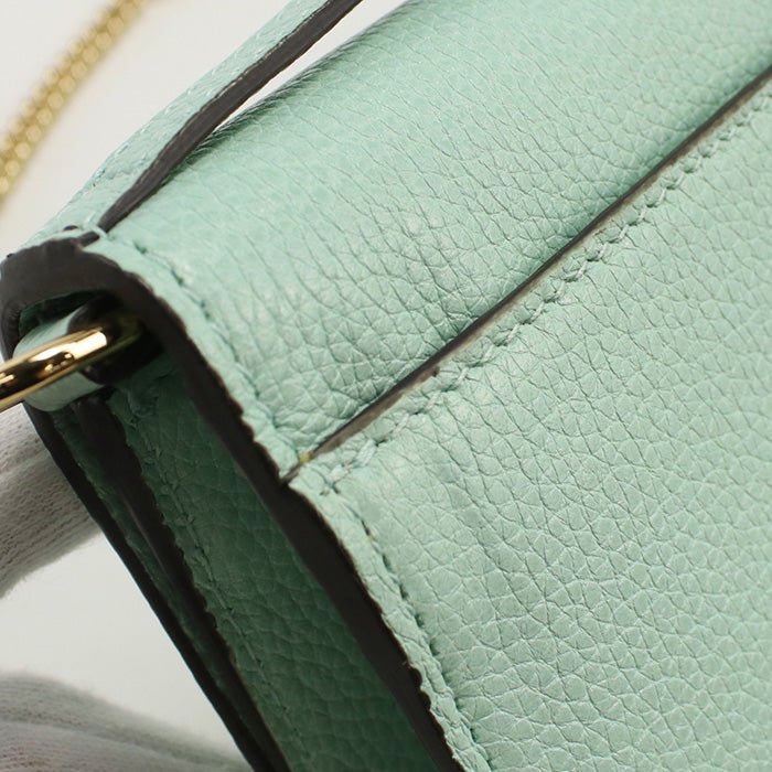 GUCCI 572375 2WAY Shoulder Bag/Handbag Zumi leather Green Women | AlmaBagz - Image 9