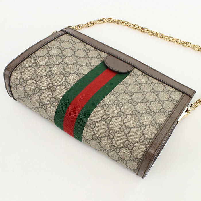 GUCCI 503877 KO5NG 8745 GG Small Shoulder Bag Ofidia GG Supreme beige Women | AlmaBagz - Image 2